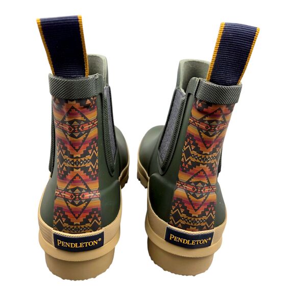 Pendleton Trapper Peak Chelsea Rain Boots Green Ankle Pull On Mens Size US 8 main image 8